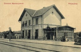 ** T2/T3 Marosújvár, Ocna Mures; Vasútállomás. W.L. 1606. / Bahnhof / Railway Station  (EK) - Non Classificati