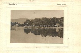 T3/T4 1940 Nagybánya, Baia Mare; Bódi Tó. Aladar Frankovits / Lacul / Lake. Photo '1940 Nagybánya Visszatért' So. Stpl ( - Non Classificati