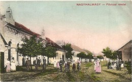 T2/T3 1913 Nagyhalmágy, Halmagiu; F? Utca / Main Street (EK) - Non Classificati