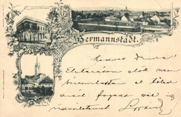 T3 1898 (Vorläufer!) Nagyszeben, Hermannstadt, Sibiu; Evangélikus Templom, A Természettudományok Erdélyi Egyesületének H - Unclassified