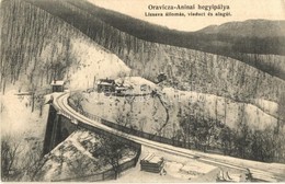 T2/T3 1907 Oravica-Anina, Oravita-Anina; Hegyipálya Lissavai Vasútállomással, Viadukt és Alagút. Kiadja Weisz Félix / Mo - Non Classificati