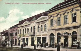 T2/T3 1913 Székelyudvarhely, Odorheiu Secuiesc; Dohány Nagy T?zsde, Budapest Szálloda / Tobacco Stock Shop, Hotel (EK) - Unclassified