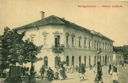 T2/T3 1909 Szilágysomlyó, Simleu Silvaniei; Utcakép, Városi Szálloda és Kávéház / Street View With Hotel And Cafe. 2288. - Unclassified