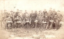 T2 1912 Temesvár, Timisoara; Vadászok Az Elfogyasztott Zsákmánnyal / Hunters Having Lunch Made From The Hunted Animals.  - Unclassified