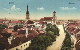 T2/T3 1917 Bazin, Bösing, Bözing, Pezinok; Látkép Templomokkal és F? úttal / Main Street With Churches  (Rb) - Non Classificati