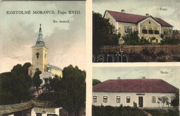 T2/T3 Egyházmarót, Kostolné Moravce (Hontmarót, Hontianske Moravce); A XVIII. Században, Iskola, Templom, Paplak / Zupa  - Non Classificati