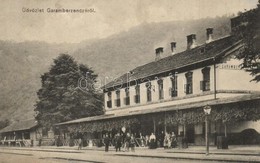 * T2/T3 1912 Garamberzence, Hronská Breznica; Vasútállomás / Bahnhof / Railway Station (Rb) - Non Classificati