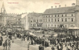 T2/T3 1910 Kassa, Kosice; Úrnapi Körmenet A F? Téren / Religious Procession On The Main Square - Non Classificati