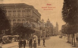 T2/T3 1909 Kassa, Kosice; Kossuth Lajos Utca, Fritsch Európa Szálloda, Piaci árusok. 16. / Street View, Hotel, Market Ve - Non Classificati