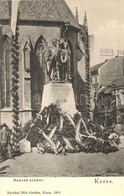 * T1/T2 Kassa, Kosice; Megkoszorúzott Honvéd Szobor / Wreathed Military Heroes Monument - Non Classificati