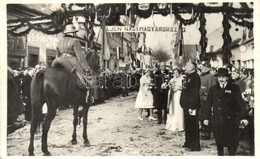 ** T1/T2 1938 Losonc, Lucenec Bevonulás 'Éljen Magyarország!' Díszkapu / Entry Of The Hungarian Troops, Decorated Gate - Non Classificati