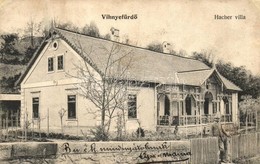 T3 ~1910 Vihnyefürd?, Kúpele Vyhnye; Hacher Villa / Villa (fa) - Non Classificati