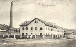 T3/T4 1911 Zayugróc, Ugrócváralja, Uhrovec; Gróf Zay Miklós Botgyára / Wood Products Factory (r) - Non Classificati