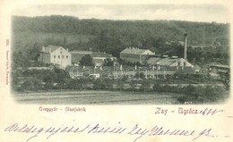 T2 1911 Zayugróc, Ugrócváralja, Uhrovec; Üveggyár / Glasfabrik / Glass Factory - Non Classificati