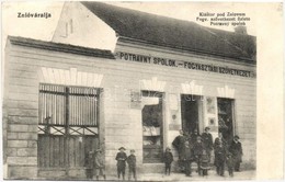 T2 1917 Znióváralja, Klastor Pod Znievom; Fogyasztási Szövetkezet üzlete / Potravny Spolok / Cooperative Shop - Non Classificati