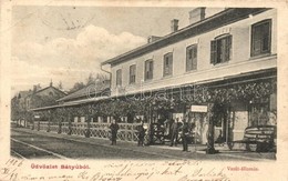 T2/T3 1906 Bátyú, Batyovo; Vasútállomás / Bahnhof / Railway Station (EK) - Unclassified