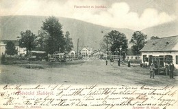 T1/T2 1904 Rahó, Rahau, Rakhiv (Máramaros); Piac és Indóház, Vasútállomás. Szálpéter M. Kiadó és Németh J. Felvétele / M - Unclassified