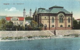 ** T2/T3 Ungvár, Uzshorod, Uzhhorod, Uzhorod; Izraelita Templom, Zsinagóga / Synagogue. Judaica  (EK) - Non Classificati