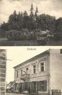 T2/T3 Stridóvár, Strigova; Templom, Férfiak Létrán, Stern Miksa üzlete és Saját Kiadása / Church, Shop With Men On Ladde - Ohne Zuordnung