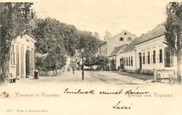 T2 1900 Topuszka, Topusko; Utcakép üzlettel / Street View With Shop - Non Classificati