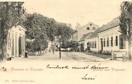 T2 1900 Topuszka, Topusko; Utcakép üzlettel / Street View With Shop - Unclassified