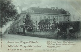 T2/T3 1898 Nagykikinda, Mokriner Gasse, Hotel Bohn - Ohne Zuordnung