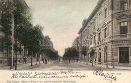 T2 Szabadka, Subotica; Kossuth Utca, Landovits Ferenc üzlete, Kiadja Víg Zsigmond Könyv- és Papírkereskedése / Street, S - Ohne Zuordnung