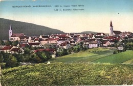 T2/T3 1915 Borostyánk?, Bernstein; Látkép. Máger József Kiadása / Totalansicht / Panorama View  (EK) - Ohne Zuordnung