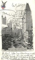 T3/T4 1899 New York, Broadway From City Hall Park, Syndicate Building (fa) - Non Classificati