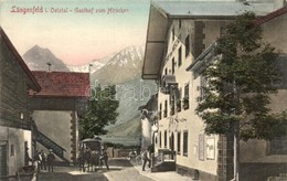 ** T1 Längenfeld Im Ötzthal (Tirol); Gasthof Zum Hirschen / Guest House And Restaurant - Ohne Zuordnung
