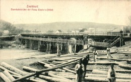 T2 Zavidovici, Eisenbahnbrücke Der Firma Eissler & Ortlieb / Railway Bridge Of The Eissler & Ortlieb Company, Sawmill. W - Non Classificati