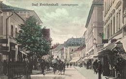 T2 Bad Reichenhall, Ludwigstrasse / Street View With Shops - Non Classificati