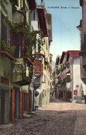 ** T2 Chiusa, Klausen (Südtirol); Strasse / Street View With Shops - Ohne Zuordnung