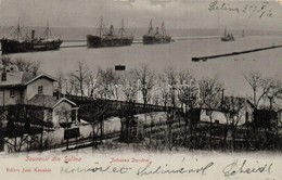 T2/T3 1907 Sulina, Intrarea Dunarei / Port View With Ships. Jani Xenakis (EK) - Ohne Zuordnung