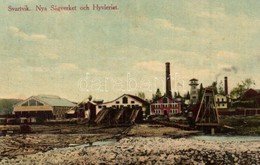 T1/T2 1912 Svartvik, Nya Sagverket Och Hyvleriet / New Sawmill And Planing Mill - Non Classificati