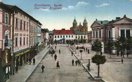 T2 Ivano-Frankivsk, Stanislawów, Stanislau; Rynek / Ringplatz / Square With Shops - Zonder Classificatie