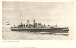 ** T2/T3 Rabe Osztrák-magyar Torpedóromboló (kés?bb N2 Aknaszed?) / K.u.K. Kriegsmarine Torpedoboot Rabe (later Minensuc - Non Classificati