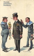 T2/T3 El?léptetéskor / Promosso / Promaknuce / Promotion. K.u.K. Kriegsmarine Mariner Humor. G. Fano Pola S: Ed. Dworak  - Ohne Zuordnung