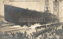 T2/T3 1918 Stapellauf Des Neuen Kreuzers Hindenburg In Wilhelshaven / WWI German Kaiserliche Marine, Launching Of SMS Hi - Non Classificati
