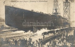 T2/T3 1918 Stapellauf Des Neuen Kreuzers Hindenburg In Wilhelshaven / WWI German Kaiserliche Marine, Launching Of SMS Hi - Zonder Classificatie