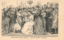 ** T2 Obrzucanie Panny Mlodej / Das Bewerfen Der Braut / Scene From A Jewish Wedding, Marriage Rites. E. Schiller (Czern - Ohne Zuordnung