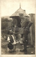 * T2/T3 Egy Kis Különbözet. Els? Világháborús Osztrák-magyar Katona Felvidéki Törpe Mellett / WWI K.u.K. Military, Soldi - Zonder Classificatie