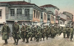 ** T2 Monastir, Troupes Francaises Traversant La Ville / WWI French Troops Crossing The Town - Zonder Classificatie