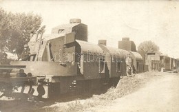 T2/T3 Els? Világháborús Osztrák-magyar Páncélvonat / Panzerzug / WWI K.u.k. Military Panzer Train (armored Train). Photo - Non Classificati
