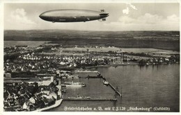 * T2/T3 Friedrichshafen, LZ 129 Hindenburg Der Deutschen Zeppelin-Reederei (Luftbild) / German Airship (Rb) - Zonder Classificatie