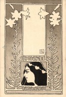 ** T1/T2 Art Nouveau, Floral Lady. Serie III. Jacques Philipp, Wien VI. Litho S: Leo Kainradl - Non Classificati