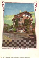 ** T2/T3 Das Haus Olbrich. Nr. 427. Papierhaus Elbert. Darmstadt. Art Nouveau - Unclassified