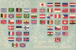 * T2/T3 1936 Olympiajahr, Die Flaggen Der Teilnehmenden Länder. Reichssportverlag / Summer Olympics, The Flags Of The Pa - Non Classificati