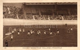 * T2 1928 Amsterdam, Olympische Spelen. Hockey-Wedstrijd Holland-Frankrijk / 1928 Summer Olympics, Field Hockey Game Net - Ohne Zuordnung