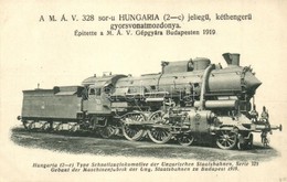 ** T2 MÁV 328. Sor-u Hungaria 2-C Jelleg?, Kéthenger? Gyorsvonatmozdonya. Kiadja A G?zmozdony Vasút és Er?gép Szaklap /  - Non Classificati